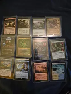 Lot of 12 MTG cards, mainly MH3 Flooded Strand, Tamiyo - Image 1