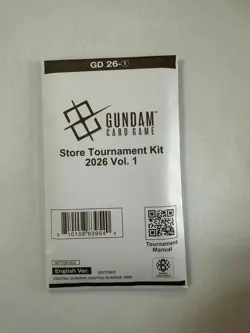 Gundam Card Game Store Tournament Kit 2026 Vol 1 English SEALED - Image 1