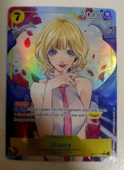 One Piece Card Game Stussy OP13-110 SR Alt Art ENGLISH NM - Image 3