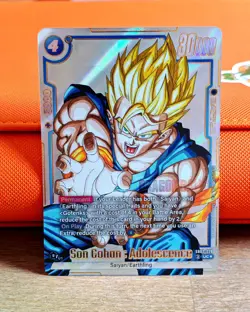 Son Gohan : Adolescence SB02-026 Alternate Art Manga Booster 02 Dragon Ball Card - Image 1