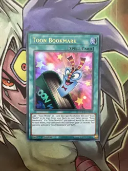 TOCH-EN003 Toon Bookmark Ultra Rare 1st Edition NM Yugioh Card - Image 1