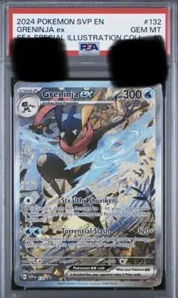 Pokemon Greninja EX 132 PSA 10 Shrouded Fable Promo Holo Card - Image 1