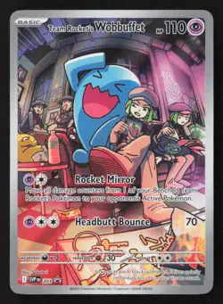 Team Rocket's Wobbuffet Promo SV: Scarlet & Violet Promo Cards 203 NM - Image 1