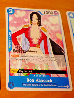 ONE PIECE ENGLISH CARD PROMO GAME CARTE SUPER PRE RELEASE ST03-013 ST EN NEUF - Image 1
