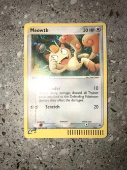 Pokemon TCG Cards Meowth 013 Nintendo Black Star Promo Holo NM - Image 3