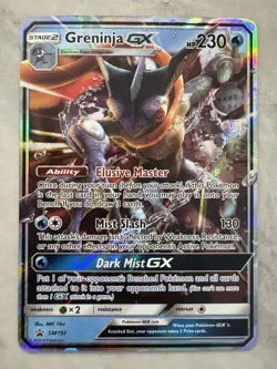 Pokemon TCG Greninja GX Detective Pikachu SM197 Promo Card - Image 1
