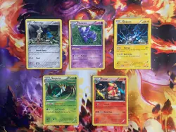 Pokemon TCG XY BW Promo Cards - Meowstic, Zekrom, Pyroar, Honedge, Serperior - Image 1
