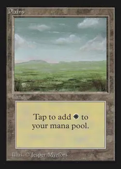 Plains (C Dark) NM Collectors' Edition MTG Magic the Gathering Land English Card - Image 1