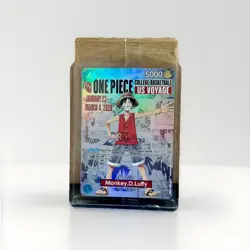 SEALED One Piece Monkey D. Luffy US College Basketball Promo Card RUTGERS 01/23 - Image 1