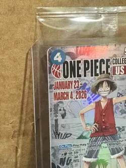 SEALED One Piece Monkey D. Luffy US College Basketball Promo Card RUTGERS 01/23 - Image 4