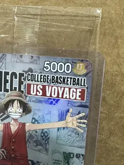 SEALED One Piece Monkey D. Luffy US College Basketball Promo Card RUTGERS 01/23 - Image 5