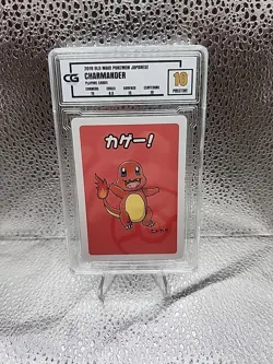 CG 10 Pristine Charmander Old Maid 2019 Japanese Pokemon Card Pop 1 - Image 1