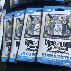 Dragon Ball Card Game Fusion World Manga Booster 01 Packs SB01 English Lot of 15 - Image 5