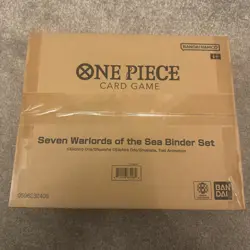 One Piece TCG Seven Warlords of the Sea Binder & Card Set [ENG] Factory sealed - Image 1
