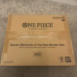 One Piece TCG Seven Warlords of the Sea Binder & Card Set [ENG] Factory sealed - Image 2