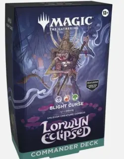 Magic, The Gathering: Lorwyn Eclipsed Commander Deck - Blight Curse - Image 1