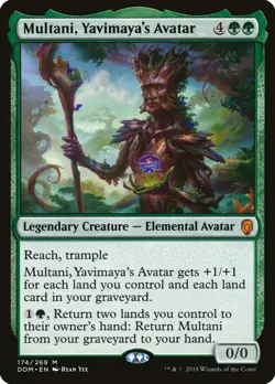 MTG Foil - Multani, Yavimaya's Avatar - 174 / NM / English - Image 1
