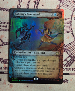 MTG Foil Ashling's Command Showcase Lorwyn Eclipsed Magic the Gathering NM - Image 1