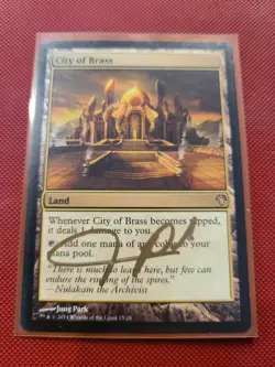 City of Brass AUTO Jung Park Magic Modern Event Deck NM MTG - Image 1