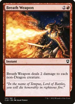 [MTG] Breath Weapon (165) (CLB) NM - Image 1