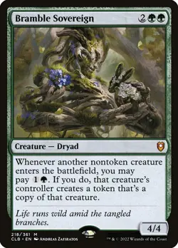 [MTG] Bramble Sovereign (218) (CLB) NM - Image 1