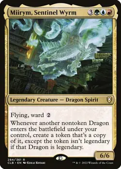 [MTG] Miirym, Sentinel Wyrm (284) (CLB) NM - Image 1