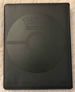 Pokemon Ultra-Pro Premium Binder Pikachu Black / Gold Leatherette Brand New - Image 2