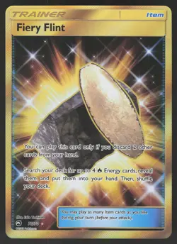 Fiery Flint 76/70 Secret Rare Pokemon TCG Dragon Majesty NM - Image 1