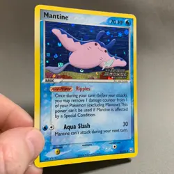 Mantine 45/109 EX Team Rocket Returns REVERSE HOLO Stamped Uncommon Pokemon LP - Image 3
