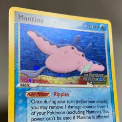 Mantine 45/109 EX Team Rocket Returns REVERSE HOLO Stamped Uncommon Pokemon LP - Image 4
