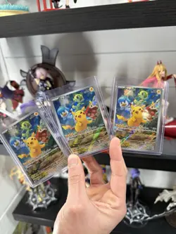 Pikachu 027 Promo Holo SVP Black Star Promo Paldea Evolved Pokemon TCG X3 - Image 1