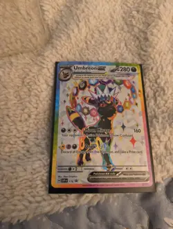 Pokemon TCG Umbreon EX 176 Black Star Promo Full Art Holo Near Mint - Image 1