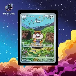 Carte Pokemon RATENTIF 152/086 AR EV10.5 Flamme Blanche WHT FR Neuve - Image 1