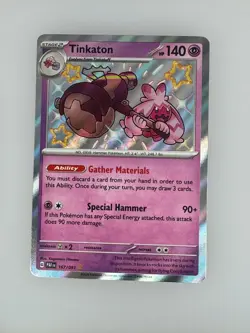 2024 Pokemon Paldean Fates Tinkaton 167/091 NM - Image 1