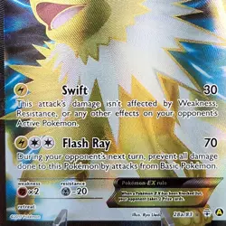 Jolteon EX Full Art 28a/83 XY Generations Holo Rare Pokemon TCG NM/MINT - Image 2