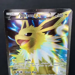 Jolteon EX Full Art 28a/83 XY Generations Holo Rare Pokemon TCG NM/MINT - Image 3