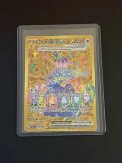 Pokemon TCG Terapagos ex 173/142 Gold SV07: Stellar Crown - Image 3