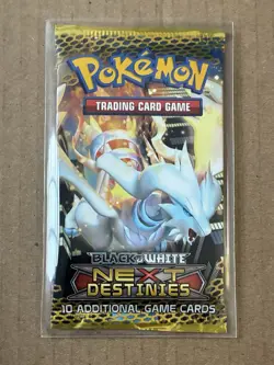Pokemon Black & White Next Destinies Sealed Booster Pack! - Image 1