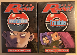 SEALED Pokemon Team Rocket Devastation & Trouble Theme STARTER Deck 2000 - Image 1