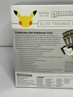Pokemon TCG: 25th Anniversary Celebrations Elite Trainer Box 2021 Nintendo 820650809439 - Image 5