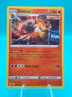 Emboar 025/163 Swsh05: Battle Styles Pokemon TCG Holo Near Mint/Mint - Image 1