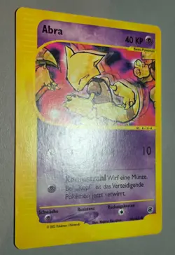 Abra # 93/165 Common Expedition Basis-Set 2002 Pokemon Deutsch Exzellent Vintage - Image 2