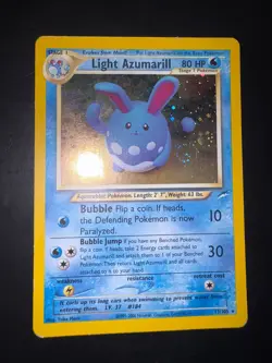 Pokemon - Light Azumarill 13/105 - Neo Destiny - Holo ENG Excellent - Image 1