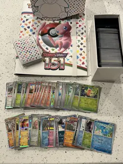 Pokemon Scarlet & Violet 151 Holo & Reverse Holo Bulk Lot , Binder And Sleeves - Image 1