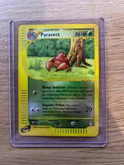 Parasect 27/147 | Aquapolis Set | LP | Reverse Holo Rare Pokemon - Image 1