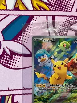 Pokemon - Pikachu SVP 027 - Scarlet & Violet Paldea Evolved ETB Promo - SEALED - Image 2