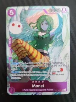 One Piece! Monet OP14-074 R - Azure Sea's Seven - Dash Pack Promo - NM/Mint - Image 1