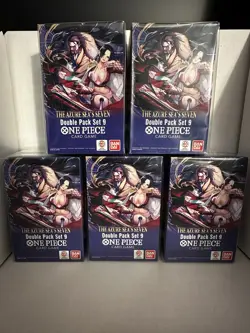 One Piece TCG: 1 Double Pack Set 9 The Azure Sea's Seven- SEALED! 5 Available - Image 3