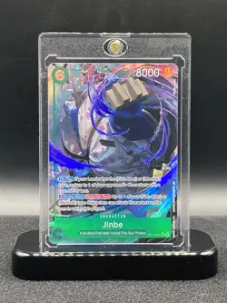 One Piece TCG OP11-031 SR Alt Art Jinbe English Free P&P - Image 1