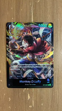 Monkey.D.Luffy ST14-001 One Piece Starter Deck 14: 3D2Y English 5⚓📈 - Image 1